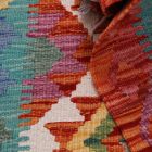 Kilim szőnyeg Chobi 144x98 kézi szövésű afgán gyapjú kilim