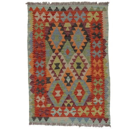 Kilim szőnyeg Chobi 145x99 kézi szövésű afgán gyapjú kilim