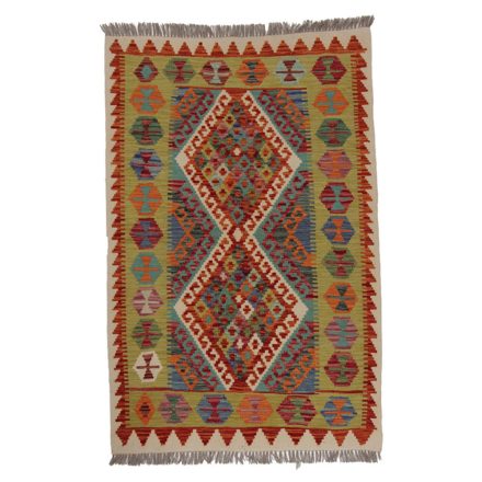 Kilim szőnyeg Chobi 153x102 kézi szövésű afgán gyapjú kilim