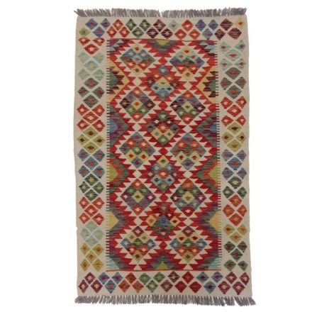 Kilim szőnyeg Chobi 154x95 kézi szövésű afgán gyapjú szőttes