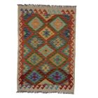 Chobi Kilim szőnyeg 140x96 kézi szövésű afgán gyapjú kilim