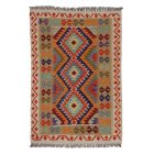 Kilim szőnyeg Chobi 146x100 kézi szövésű afgán gyapjú kilim