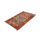 Kilim szőnyeg Chobi 152x97 kézi szövésű afgán gyapjú kilim