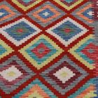 Kilim szőnyeg Chobi 203x294 kézi szövésű afgán gyapjú kilim