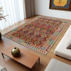 Kilim szőnyeg Chobi 197x282 kézi szövésű afgán gyapjú kilim