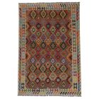 Kilim szőnyeg Chobi 197x282 kézi szövésű afgán gyapjú kilim