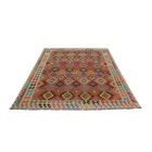 Kilim szőnyeg Chobi 197x282 kézi szövésű afgán gyapjú kilim