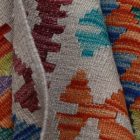 Kilim szőnyeg Chobi 197x282 kézi szövésű afgán gyapjú kilim