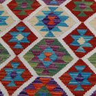 Chobi Kilim szőnyeg 213x287 kézi szövésű afgán gyapjú kilim