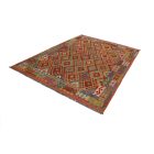 Kilim szőnyeg Chobi 205x287 kézi szövésű afgán gyapjú kilim