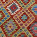 Kilim szőnyeg Chobi 205x287 kézi szövésű afgán gyapjú kilim