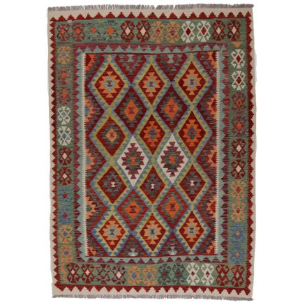 Kilim szőnyeg Chobi 205x282 kézi szövésű afgán gyapjú kilim