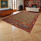 Chobi Kilim szőnyeg 253x360kézi szövésű afgán gyapjú kilim