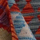 Chobi Kilim szőnyeg 247x300 kézi szövésű afgán gyapjú kilim