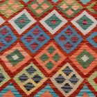 Chobi Kilim szőnyeg 245x340 kézi szövésű afgán gyapjú kilim