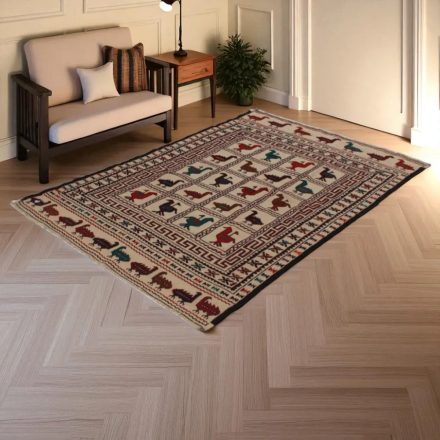 Nomád Kilim szőnyeg Adarskan 126x192 Kelim falvédő szőnyeg