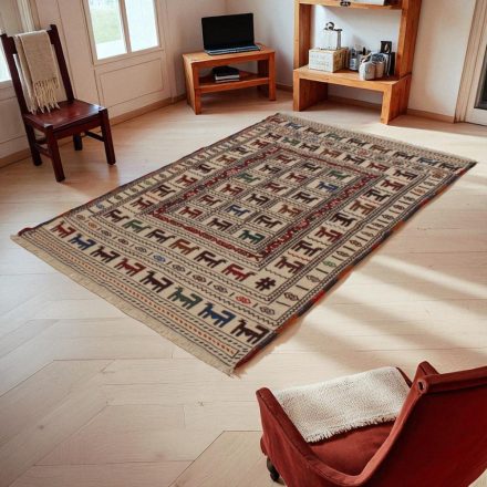 Nomád Kilim szőnyeg Adarskan 126x198 Kelim falvédő szőnyeg