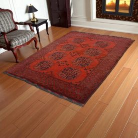   Afgán szőnyeg barna Elefánttalp 156x208 kézi csomózású keleti szőnyeg