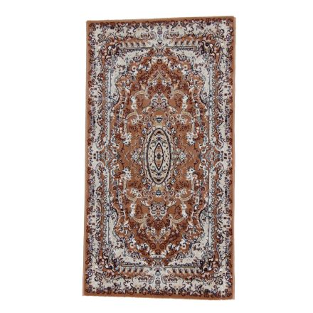 Gépi perzsa szőnyeg barna 80x150 keleti mintás gépi szőnyeg