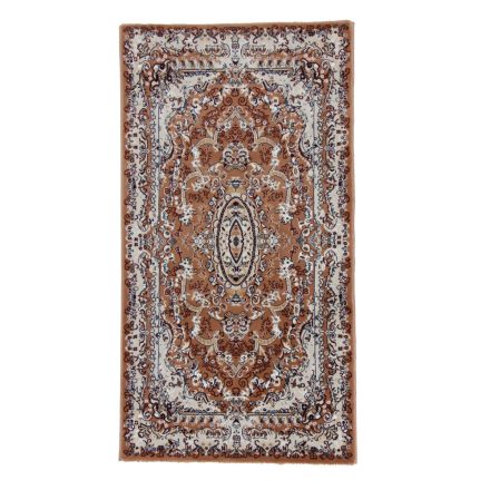 Gépi perzsa szőnyeg barna 80x150 keleti mintás gépi szőnyeg