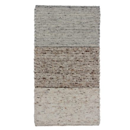 Vastag szőnyeg gyapjúból 71x141 szövött modern gyapjú szőnyeg