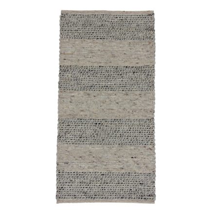 Vastag szőnyeg gyapjúból 70x138 szövött modern gyapjú szőnyeg
