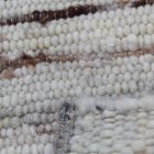 Vastag szőnyeg gyapjúból 69x130 szövött modern gyapjú szőnyeg