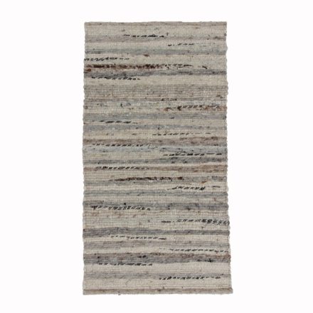 Modern gyapjú szőnyeg Rustic 90x175 csíkos szőnyeg