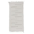 Rongyszőnyeg 79x134 bézs pamut szőnyeg