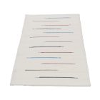 Rongyszőnyeg 77x125 bézs pamut szőnyeg