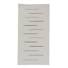 Rongyszőnyeg 70x129 bézs pamut szőnyeg