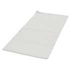 Rongyszőnyeg 130x68 bézs pamut szőnyeg