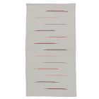 Rongyszőnyeg 128x70 fehér pamut szőnyeg