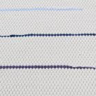 Rongyszőnyeg 68x129 fehér pamut szőnyeg