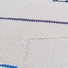 Rongyszőnyeg 68x129 fehér pamut szőnyeg