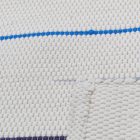 Rongyszőnyeg 68x129 fehér pamut szőnyeg