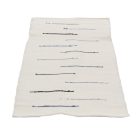 Rongyszőnyeg 70x134 fehér pamut szőnyeg