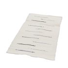 Rongyszőnyeg 70x134 fehér pamut szőnyeg