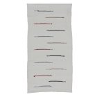 Rongyszőnyeg 130x69 fehér pamut szőnyeg