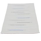 Rongyszőnyeg 129x69 fehér pamut szőnyeg