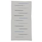 Rongyszőnyeg 129x64 fehér pamut szőnyeg