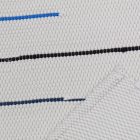 Rongyszőnyeg 129x64 fehér pamut szőnyeg