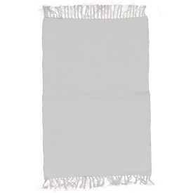 Rongyszőnyeg 94x67 fehér pamut szőnyeg