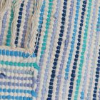 Rongyszőnyeg 62x117 színes pamut szőnyeg