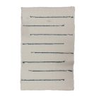 Rongyszőnyeg 56x87 fehér pamut szőnyeg