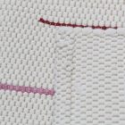 Rongyszőnyeg 70x129 fehér pamut szőnyeg