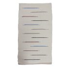 Rongyszőnyeg 70x131 fehér pamut szőnyeg