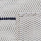 Rongyszőnyeg 70x131 fehér pamut szőnyeg