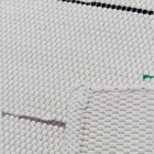 Rongyszőnyeg 70x127 fehér pamut szőnyeg