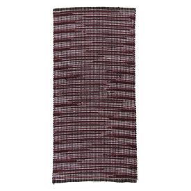 Rongyszőnyeg 140x66 csíkos pamut szőnyeg